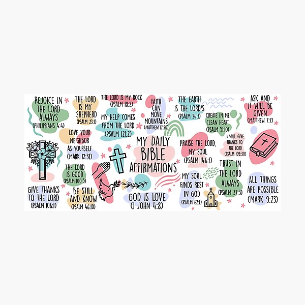 Item preview, My Daily Bible Verse Affirmations: Faith & Inspiration designed and sold by Margival.
