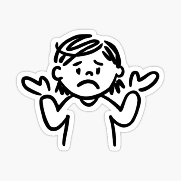 Item preview, Shrug Emoji designed and sold by MoodSketch.