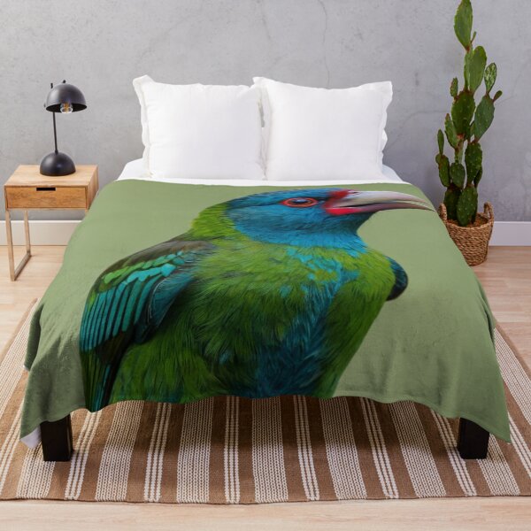 Item preview, Blue-throated Barbet on a Branch designed and sold by laguitan10.