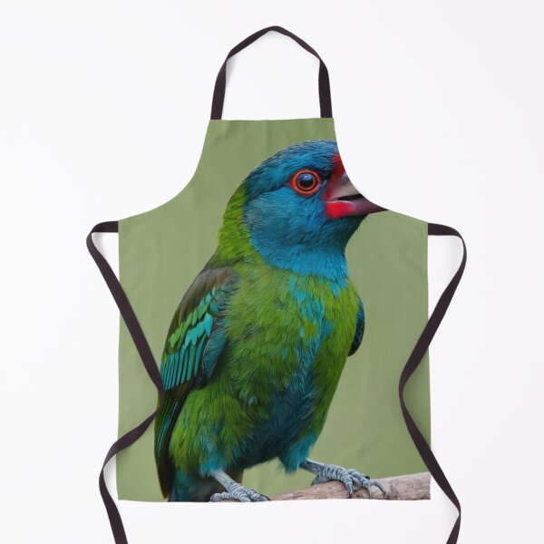 Item preview, Blue-throated Barbet on a Branch designed and sold by laguitan10.
