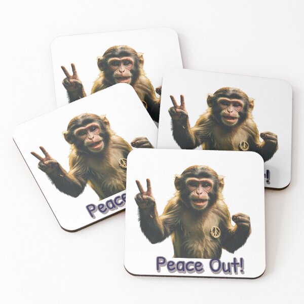 Item preview, The Peace Monkey designed and sold by Ink And Inspire.