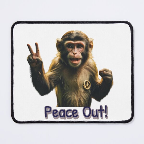 Item preview, The Peace Monkey designed and sold by Ink And Inspire.