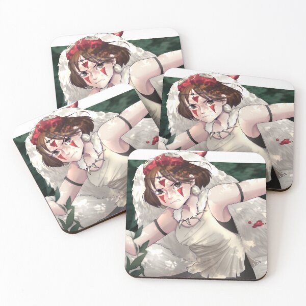 Item preview, Studio Ghibli Princess Mononoke fanart running with wolves designed and sold by PheiPhei.
