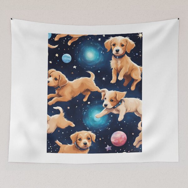 Item preview, Puppies in Outerspace designed and sold by NicMacTees.