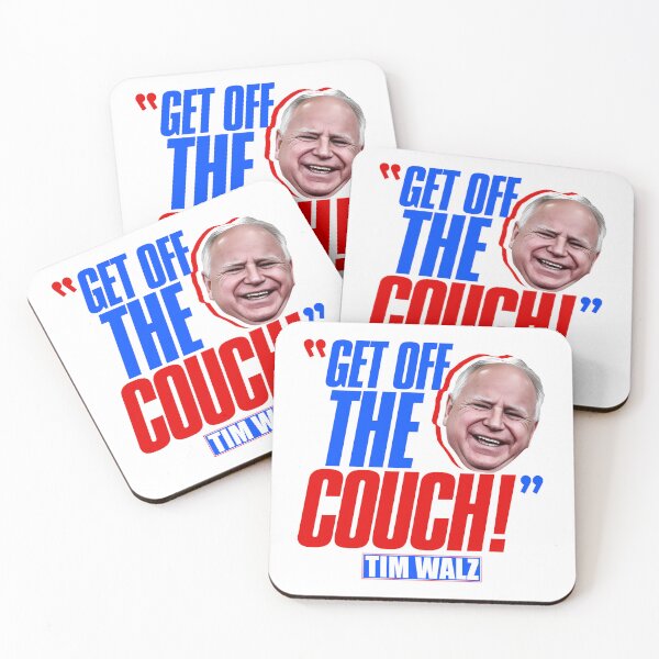 Item preview, If He'll...GET OFF THE COUCH! - Tim Walz VP designed and sold by acquiesce13.