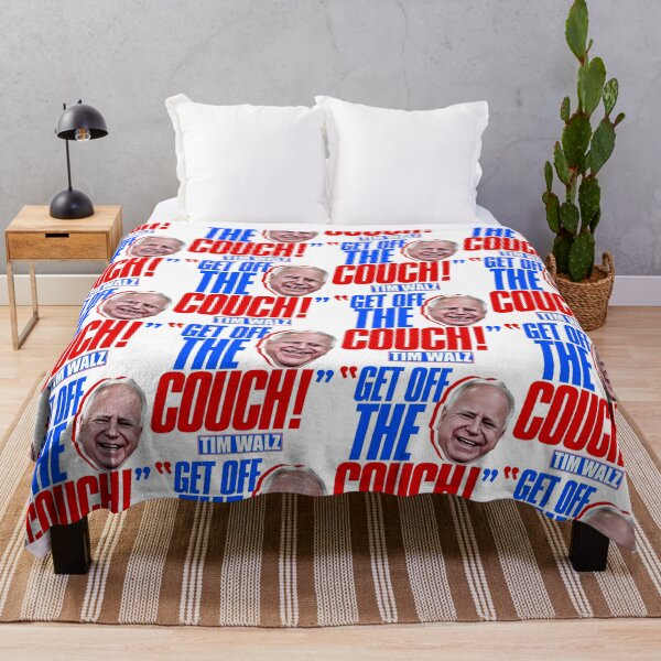 Item preview, If He'll...GET OFF THE COUCH! - Tim Walz VP designed and sold by acquiesce13.