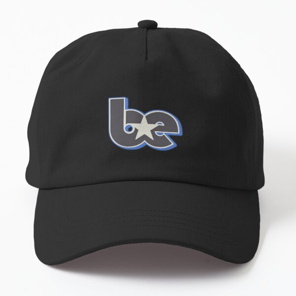 Item preview, BE Star Contrast Initials Outline Logo White Grey Blue designed and sold by aestheticqueen.