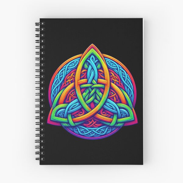 Item preview, Trinity Knot Triquetra Celtic Knot Vibrant Triquetra Fusion designed and sold by HolidayT-Shirts.