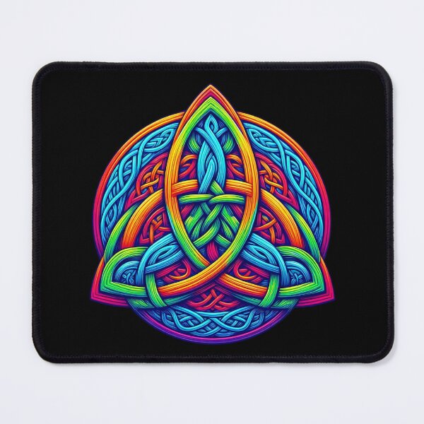 Item preview, Trinity Knot Triquetra Celtic Knot Vibrant Triquetra Fusion designed and sold by HolidayT-Shirts.