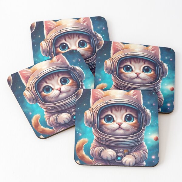 Item preview, Astronaut Kitty designed and sold by NicMacTees.