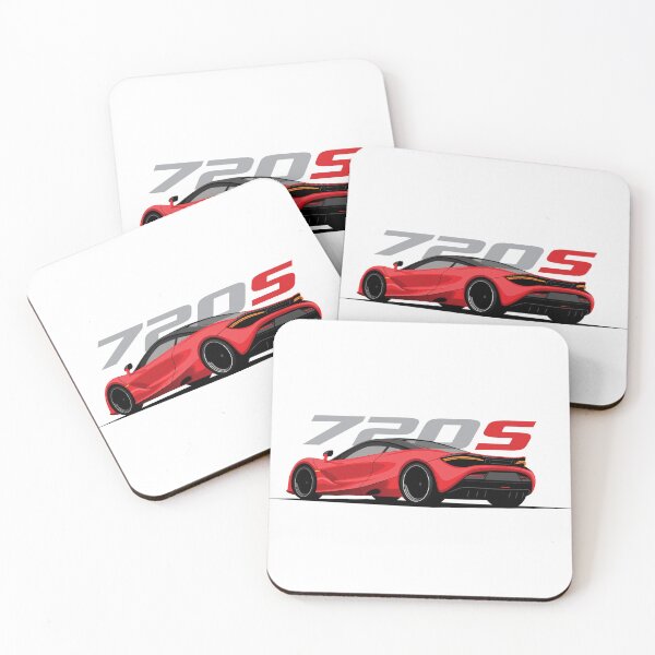 Item preview, McLaren_720S Red Illustration designed and sold by blackdogshop.