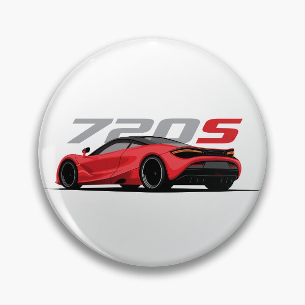 Item preview, McLaren_720S Red Illustration designed and sold by blackdogshop.