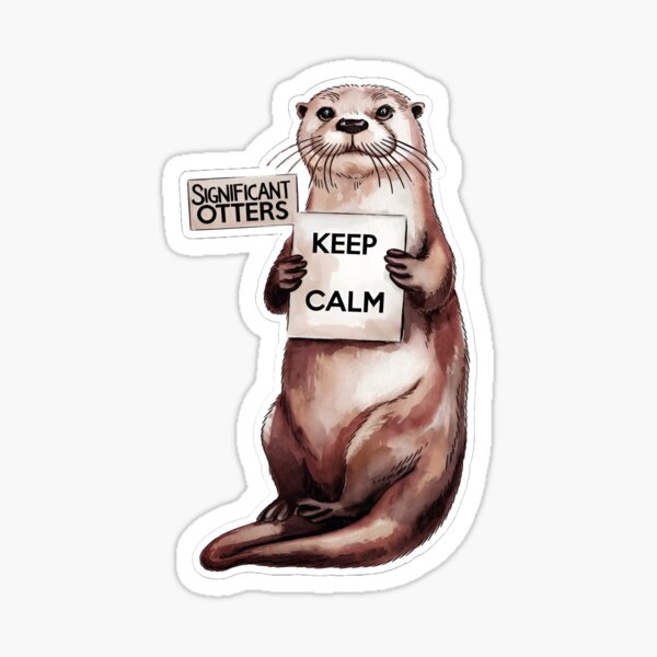 Artikel-Vorschau von Bedeutende Otter, designt und verkauft von Krasnovaovaova.