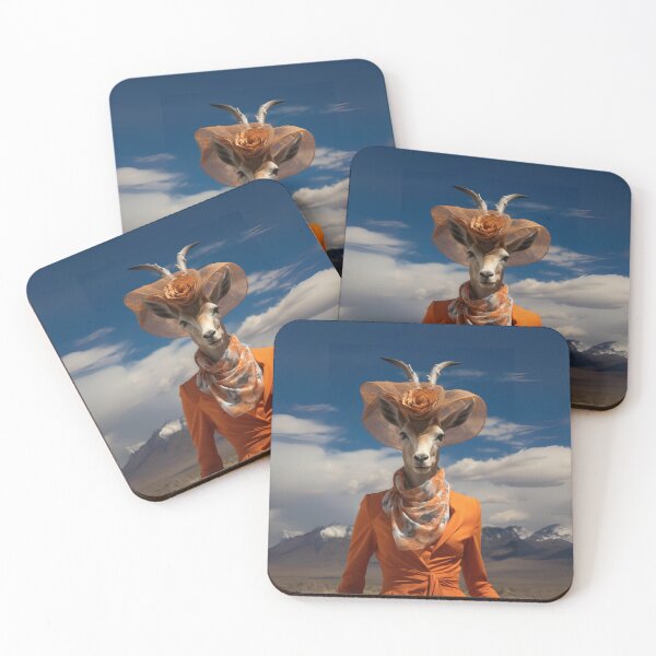 Item preview, Stylish Pronghorn in Orange Elegance designed and sold by Sillytoe.