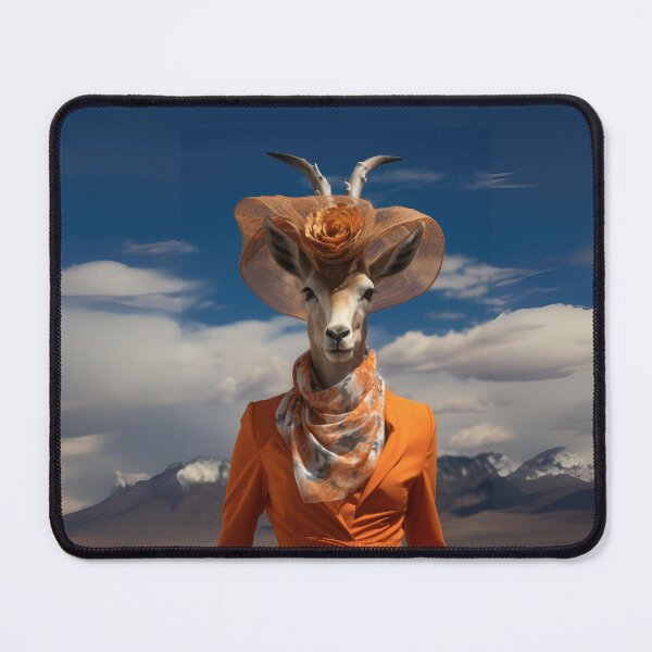 Item preview, Stylish Pronghorn in Orange Elegance designed and sold by Sillytoe.