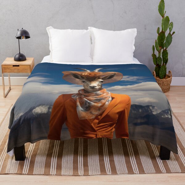 Item preview, Stylish Pronghorn in Orange Elegance designed and sold by Sillytoe.