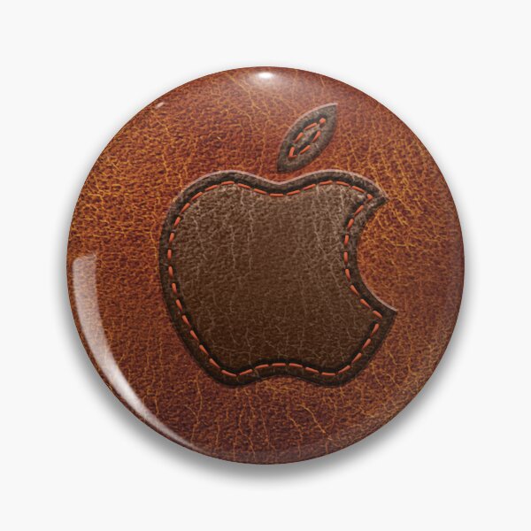 Item preview, Apple logo Iphone in leather label designed and sold by lapizart.