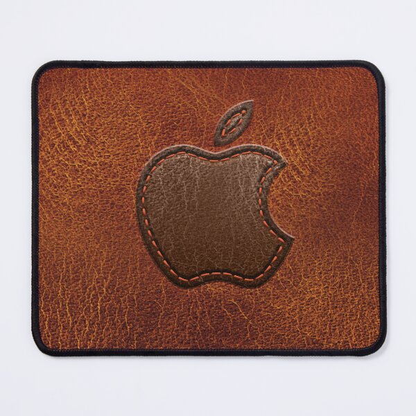 Item preview, Apple logo Iphone in leather label designed and sold by lapizart.