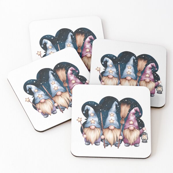 Item preview, Cute gnomes friends in midnight designed and sold by Celebrate & Sparkle.