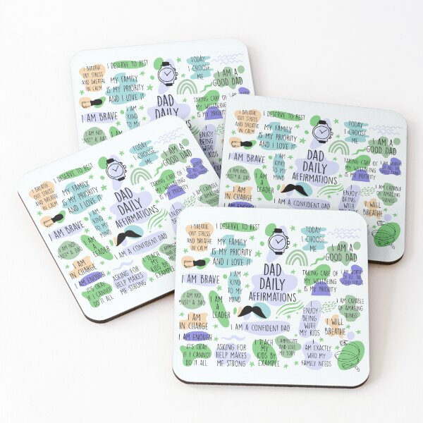Item preview, Daily Dad Affirmations designed and sold by Margival.