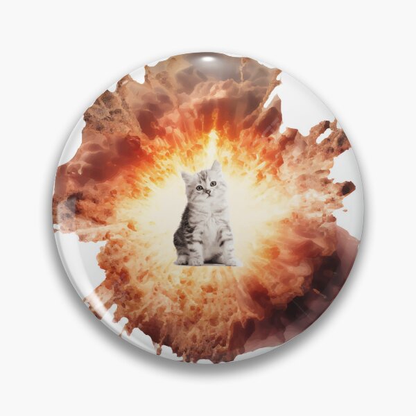 Item preview, Cat with an explosion of cuteness. designed and sold by nuila.