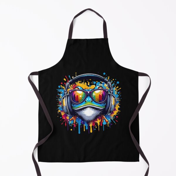 Item preview, Cool And Stylish DJ Frog Wearing Sunglasses With Colorful Splash designed and sold by Smix Pixels.