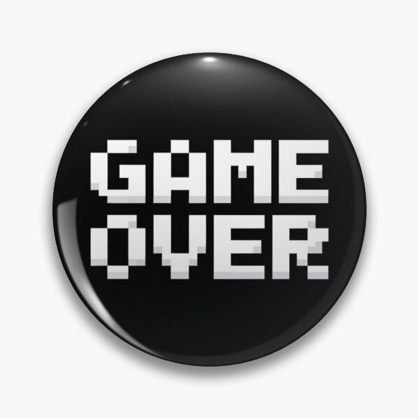 Item preview, Game Over Retro Lettering designed and sold by MEMES-GER.