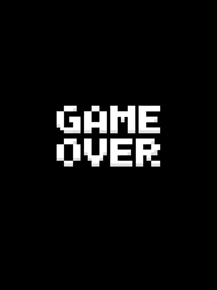 Thumbnail 4 of 4, iPhone Case, Game Over Retro Lettering designed and sold by MEMES-GER.