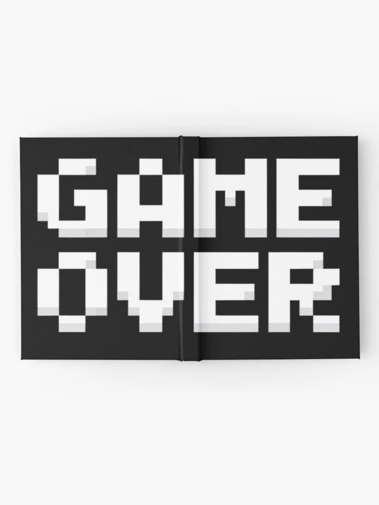 Thumbnail 2 of 3, Journal, Game Over Retro Lettering designed and sold by MEMES-GER.