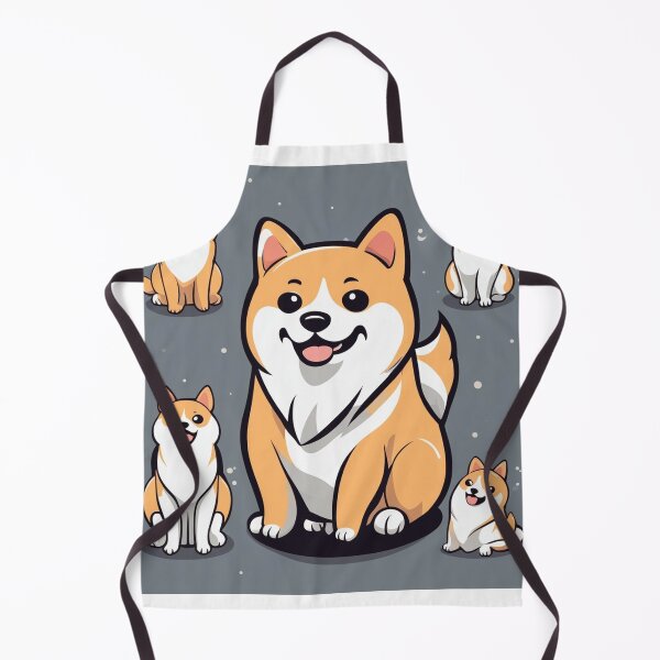 Item preview, Cute Shiba Inu Dog Ghost Cartoon Vector Icon Illustration designed and sold by hjian8219.