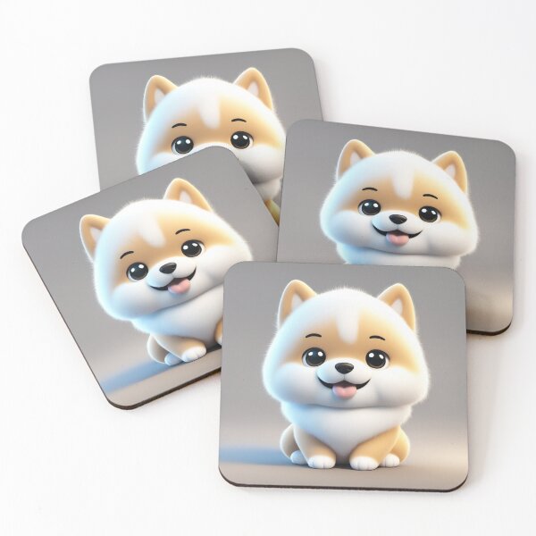 Item preview, Cute Shiba Inu Dog Ghost Cartoon Vector Icon Illustration designed and sold by hjian8219.