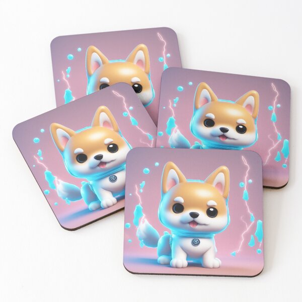 Item preview, Cute Shiba Inu Dog Ghost Cartoon Vector Icon Illustration designed and sold by hjian8219.