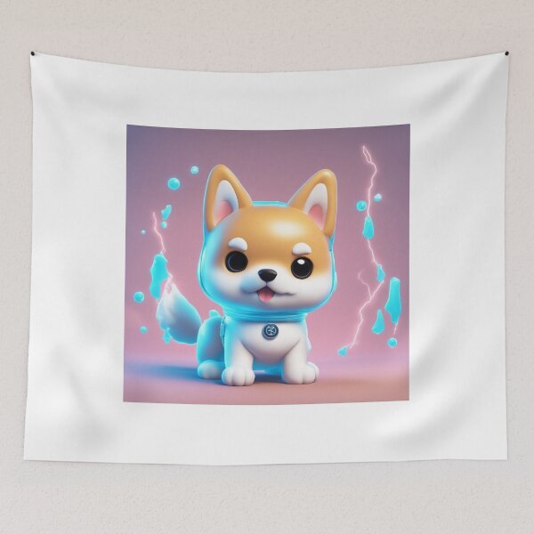 Item preview, Cute Shiba Inu Dog Ghost Cartoon Vector Icon Illustration designed and sold by hjian8219.