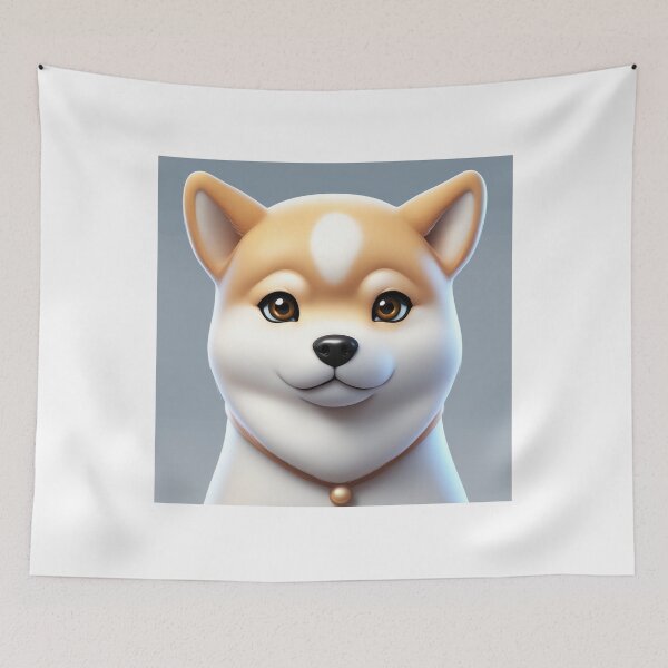 Item preview, Cute Shiba Inu Dog Ghost Cartoon Vector Icon Illustration designed and sold by hjian8219.