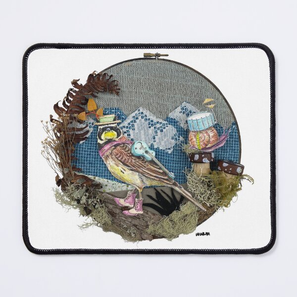 Item preview, Streaked Horned Lark & Snail friend designed and sold by wurmwares.