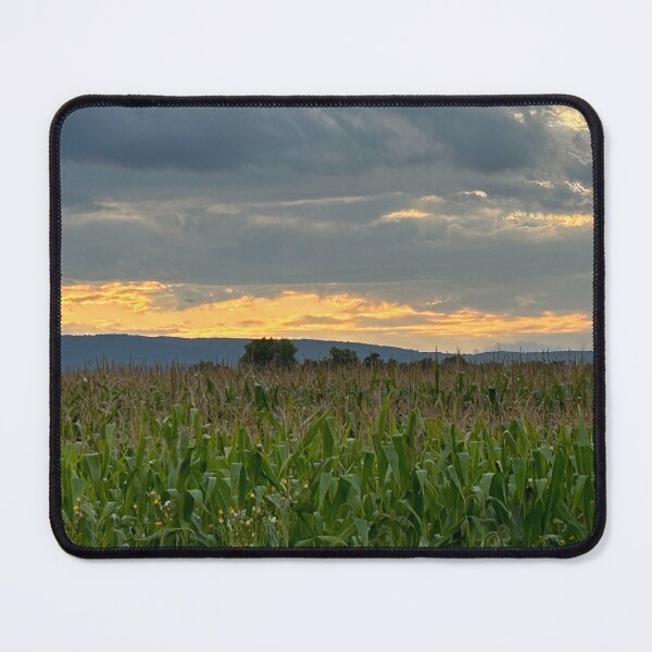 Item preview, Sunset Behind the Corn Field in the Mountains designed and sold by fierceautie.