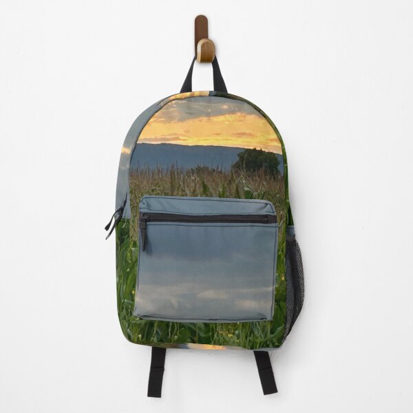 Item preview, Sunset Behind the Corn Field in the Mountains designed and sold by fierceautie.