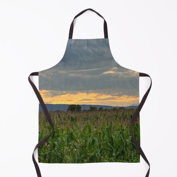 Item preview, Sunset Behind the Corn Field in the Mountains designed and sold by fierceautie.