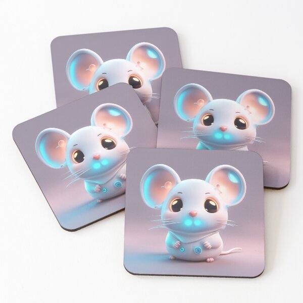 Item preview, Cute Mouse Ghost Cartoon Vector Icon Illustration designed and sold by hjian8219.