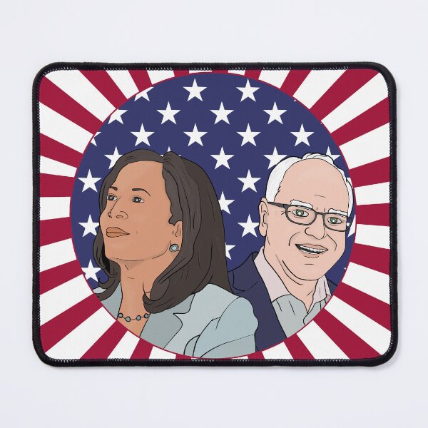 Artikelvorschau, Kamala Harris und Tim Walz entworfen und verkauft von shopdiego.