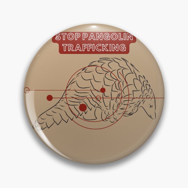 Item preview, Save the Pangolin - Stop Illegal Trafficking designed and sold by kiradreamshop.