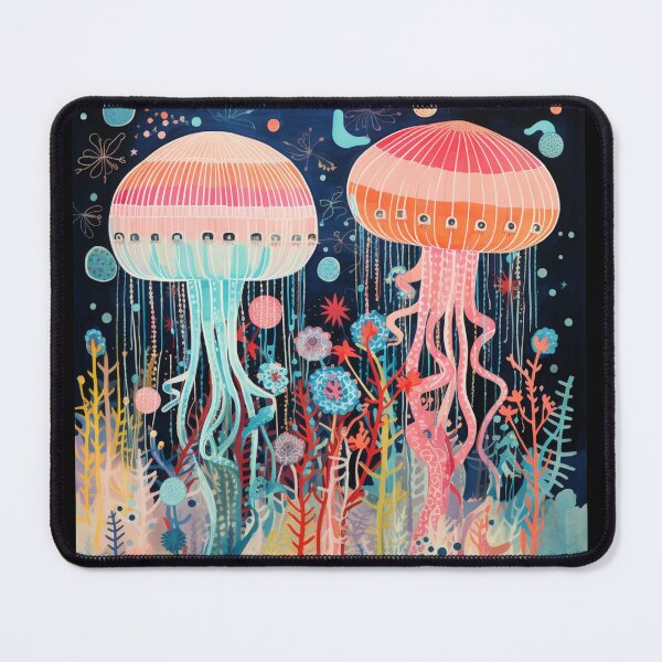 Item preview, Happy Jellyfish  designed and sold by Mushies & Mandalas.