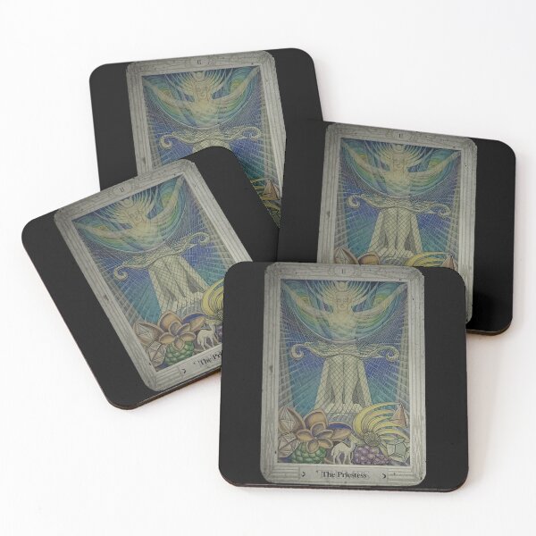 Item preview, Thoth Tarot - II The Priestess + Distressed designed and sold by litmusician.