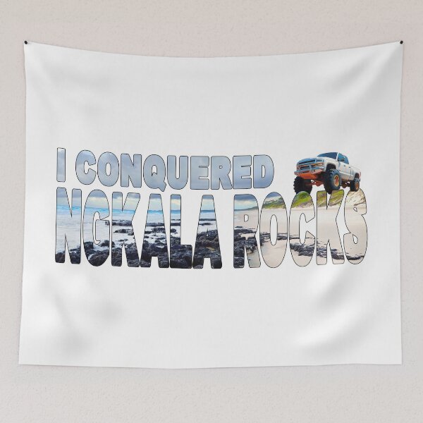 Item preview, I CONQUERED NGKALA ROCKS - Fraser Island Queensland K'Gari designed and sold by Adam Gormley.