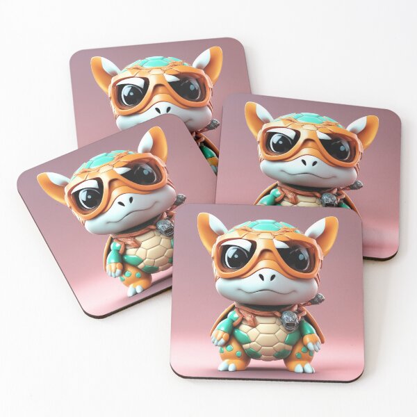Item preview, Cute Ninja Turtle Cartoon Vector Icon Illustration designed and sold by hjian8219.