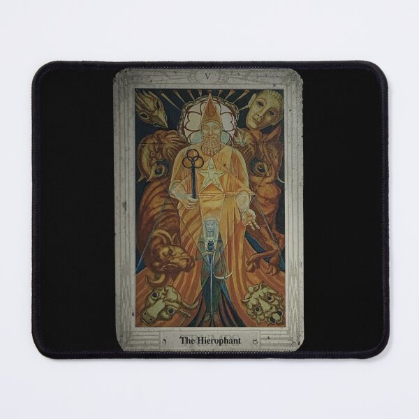 Item preview, Thoth Tarot V The Hierophant + Distressed designed and sold by litmusician.