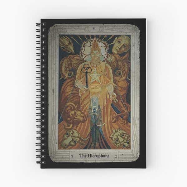 Item preview, Thoth Tarot V The Hierophant + Distressed designed and sold by litmusician.