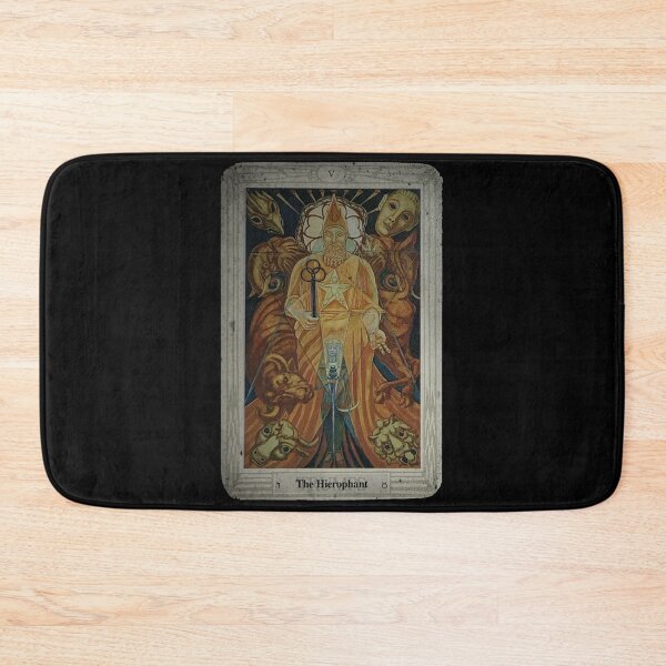 Item preview, Thoth Tarot V The Hierophant + Distressed designed and sold by litmusician.