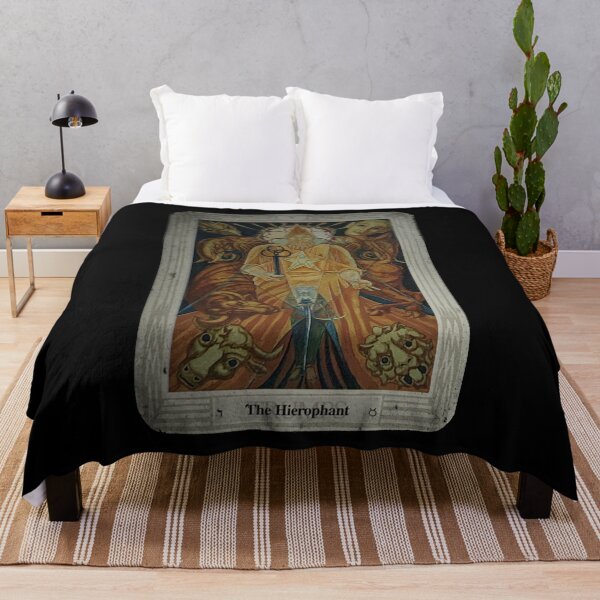 Item preview, Thoth Tarot V The Hierophant + Distressed designed and sold by litmusician.