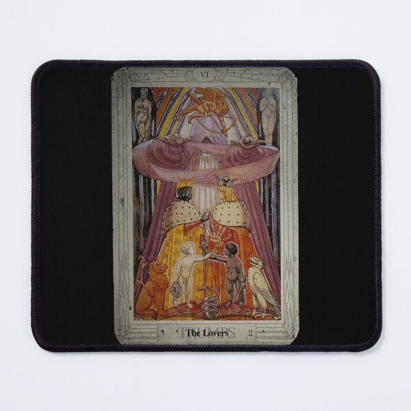 Item preview, Thoth Tarot VI The Lovers + Distressed designed and sold by litmusician.
